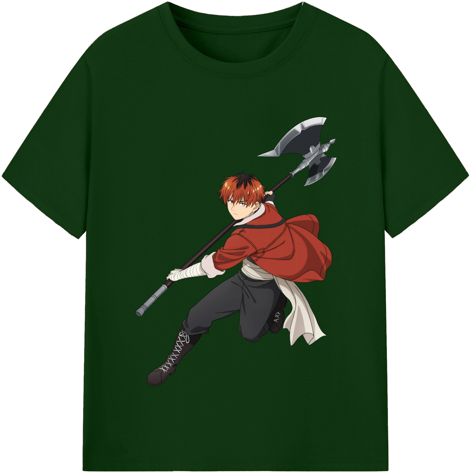 （画像用） 葬送のフリーレン Frieren 綿100％半袖Tシャツ（フロントプリント）